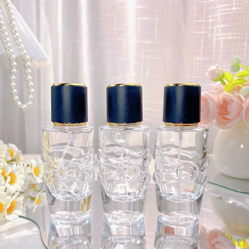 10pcs/lot 30ml Classic Clear Glass Spray Bottle Empty Perfume Cosmetic Packaging Bottles Refillable