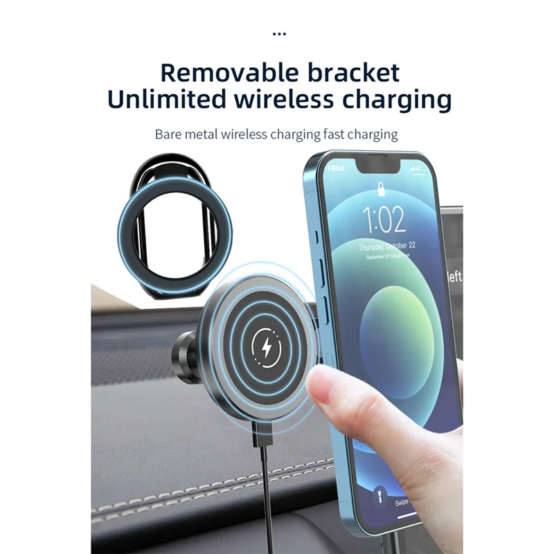 A34M-Magnetic Phone Stand For Iphone 15 14 13 12 Series Foldable Smart Phone Holder Portable Cell Phone Holder