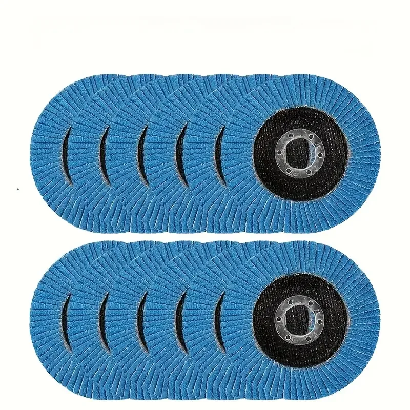 

12Pcs 125mm Metal Sanding Flap Discs Angle Grinder Wheels Blade 40/ 60/80/120grit Flap Sanding Disc Angle Grinder Grinding Wheel