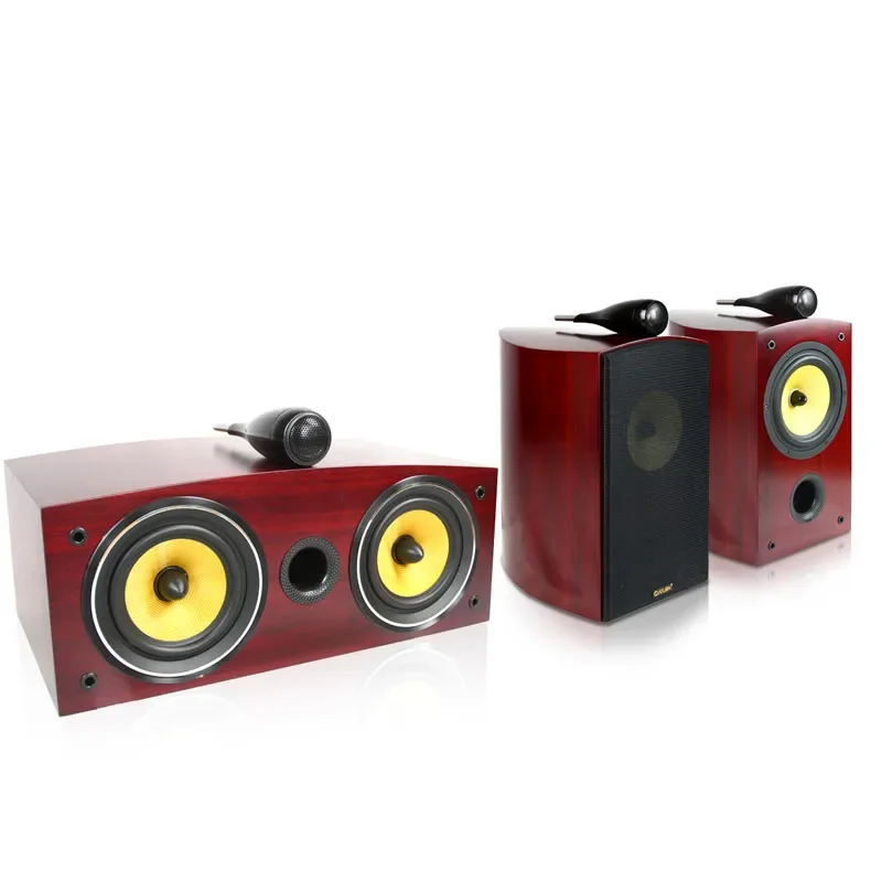 150W 5,5-inch Hi-Fi Center Surround-luidsprekers Home Theater Passieve Center-luidsprekerset Krachtige Hi-Fi-luidspreker Boekenplankluidspreker
