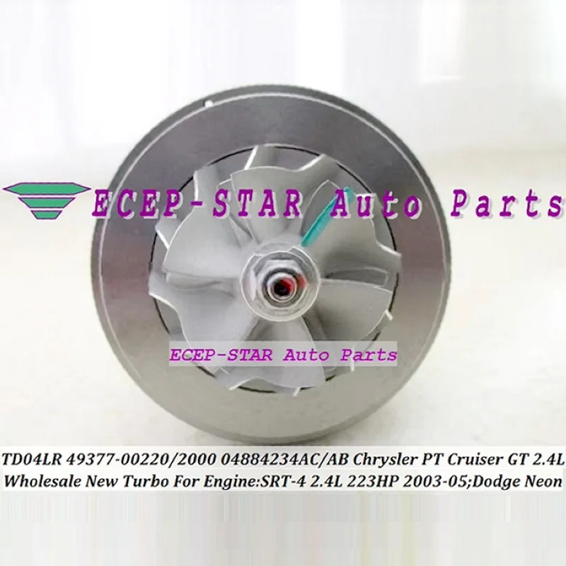 Турбокартридж CHRA TD04LR 49377-00220 49377-00200 04884234AC AB для Chrysler PT Cruiser GT, для Dodge Neon SRT-4 03-05 EDV 2.4L
