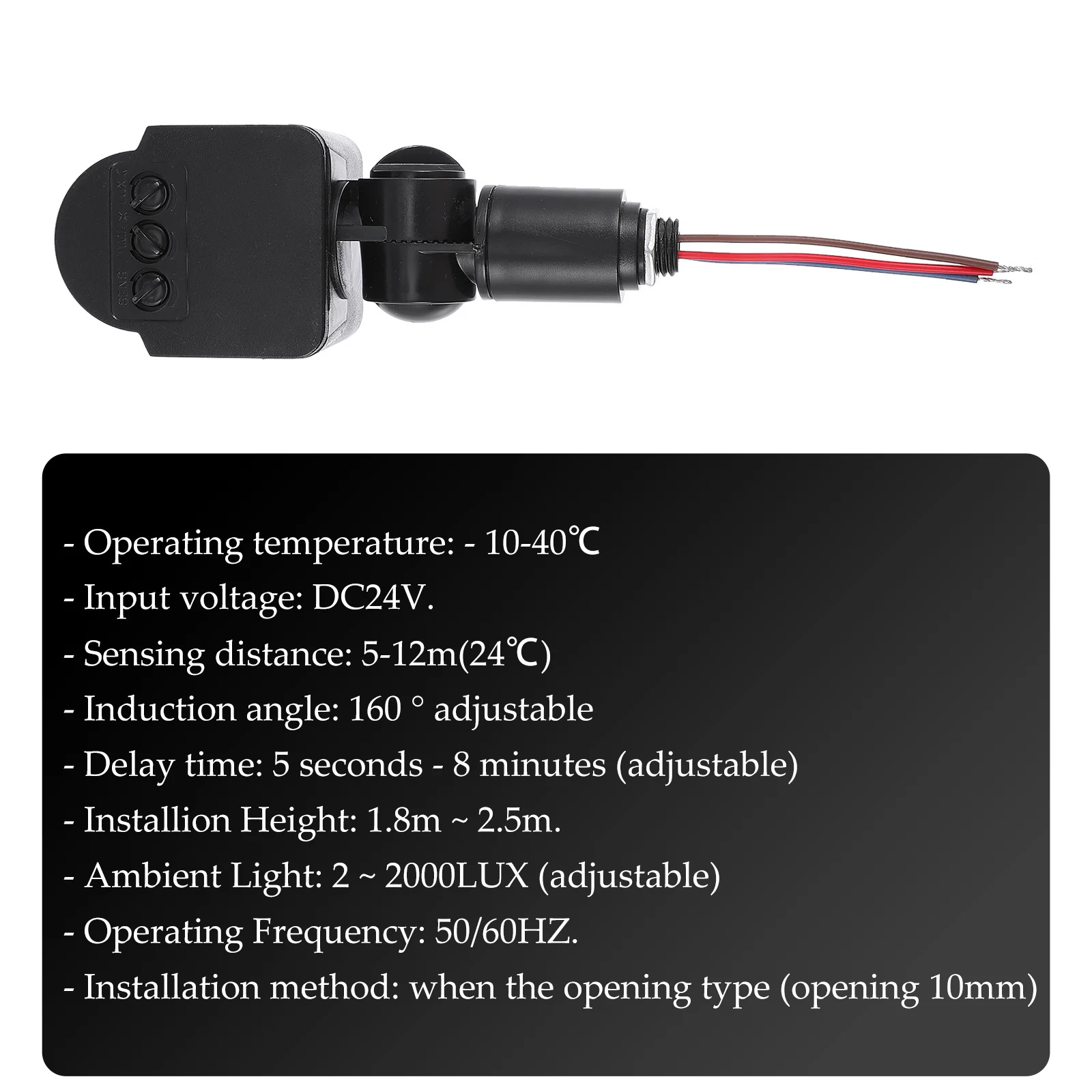 الجدار مصباح الأشعة تحت الحمراء الاستشعار الذكية الحركة جسم الإنسان الاستشعار لممر المرآب الطابق السفلي الإضاءة ضوء لمبة #5