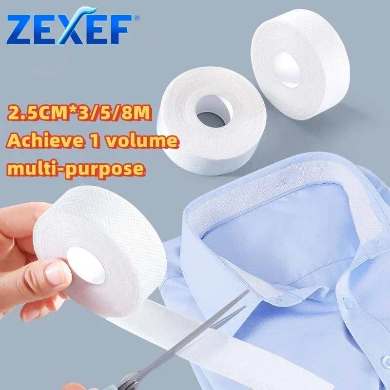 Sweat-absorbent and Anti-dirty Patch Collar Breathable Cuff Brim Adhesive Accessories Self-adhesive Tape Eva Film Stickers Home