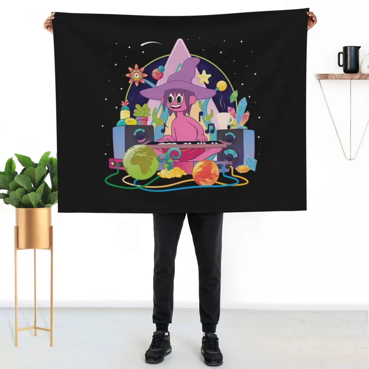 Midnight Gospel T-ShirtChromatic Dreams Throw Blanket anime Camping Warm Sofa Blankets For Bed Blankets