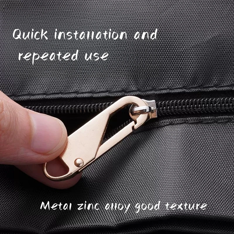 Detachable Pull Piece Down Jacket Bag Universal Pull Lock Head Buckle Repair Pendant Zipper Head Universal Accessories