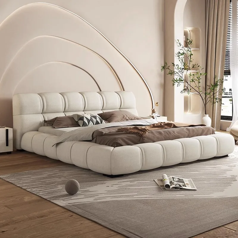 

Childrens Queen Double Bed King Size Modern Luxury Living Room Double Bed Princess Boys Letto Matrimoniale Bedroom Furniture