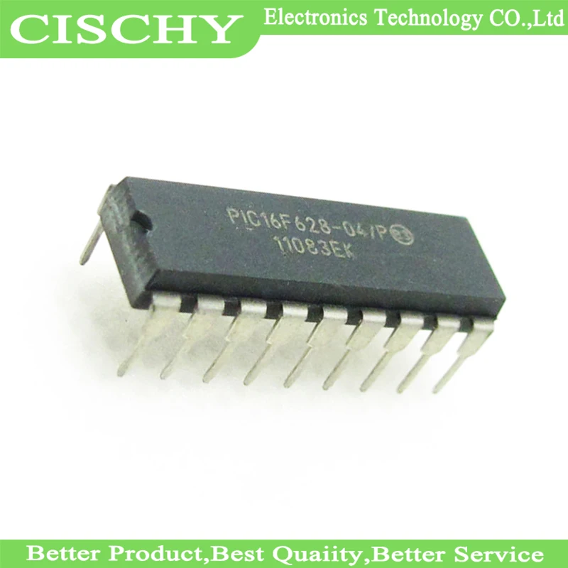 PIC16F628 PIC16F628-20I-P PIC16F628-04/P new original DIP-18  in-stock  10pcs/lot