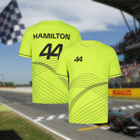 Summer New British F1 Men's Sports T-shirt For Daily Racing Competitions, Breathable And Sweat Wicking, Comfortable Top