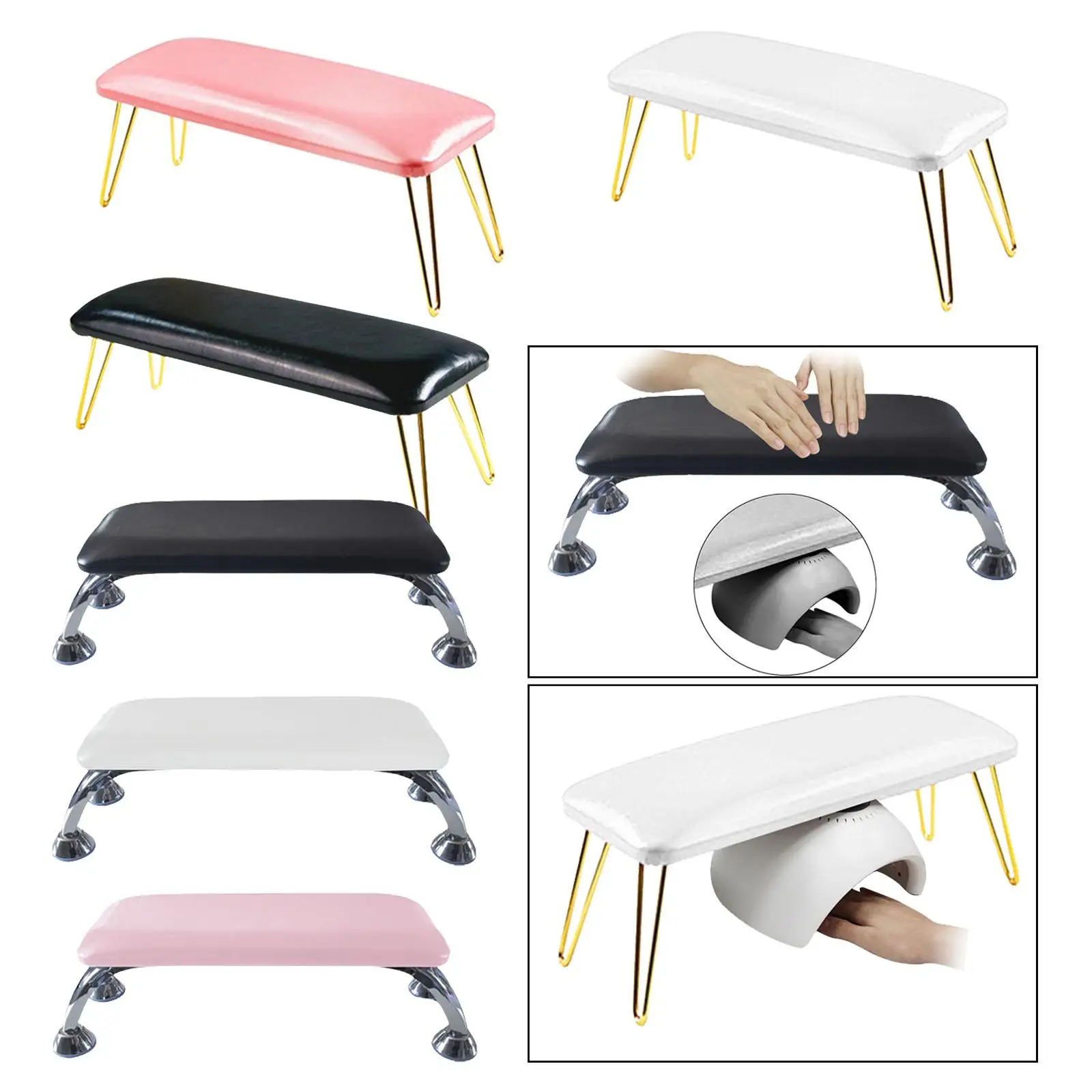 

Manicure Nail Rest Non Slip Nail Arm Rest for Nail Technician Use Must Have