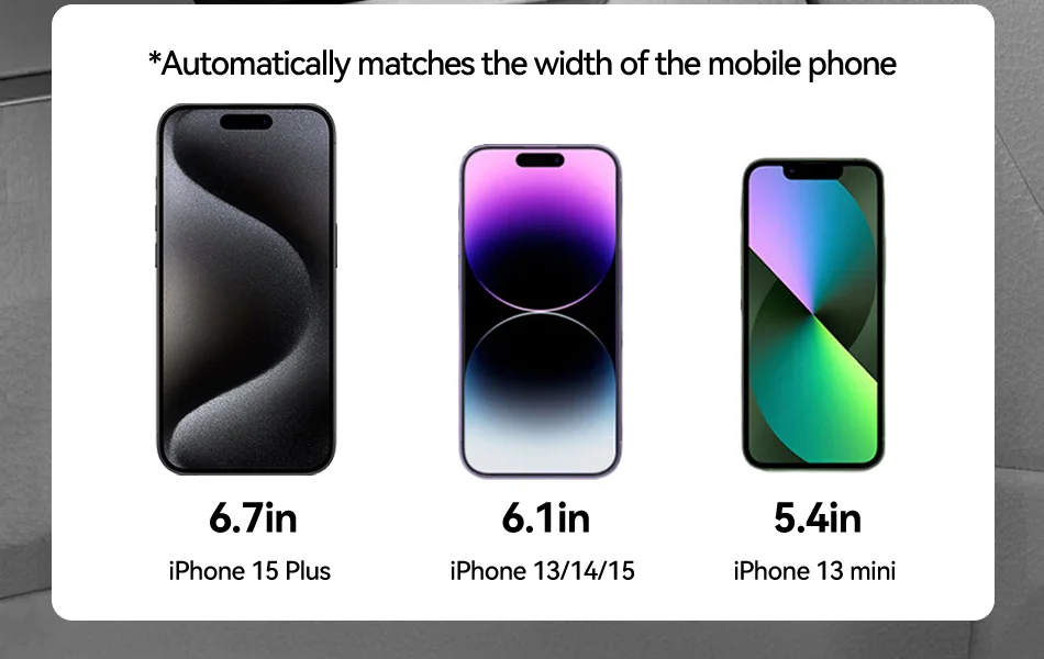 Rocoren Autotelefonhalter Auto Schwerkrafthalterung Ständer Selbstsichernde Autotelefonhalterung für iPhone 16 360 ° Rotierender Handyhalter für Lüftungsschlitze – Detail 19