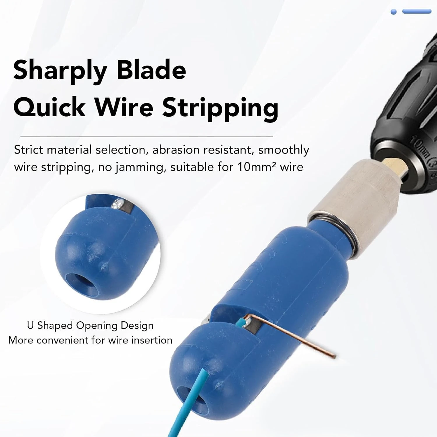 Efficient and Versatile Wire Stripping Tool for Electricians DIY Enthusiasts - Compact Design Quick Easy o