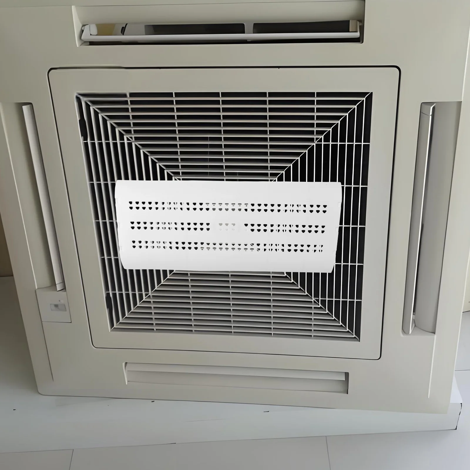 

Central Air Conditioner Deflector Adjustable 20x41.5cm Ceiling Air Deflector Anti-Direct Blow Windshield for Home Office