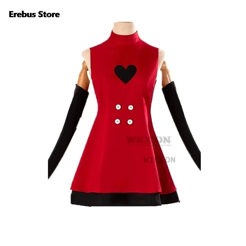 Hazbin Charlie Hotel Morningstar Cosplay Costume Dress Black and White Hotel Adult Clothing Children's Clothing Customization