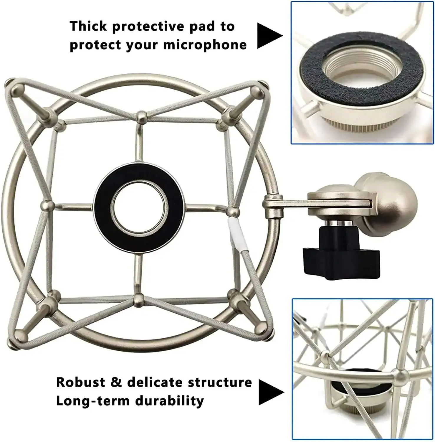 Microphone Accessoires Shock Mount Professional With Anti Vibration Spider ShockMount