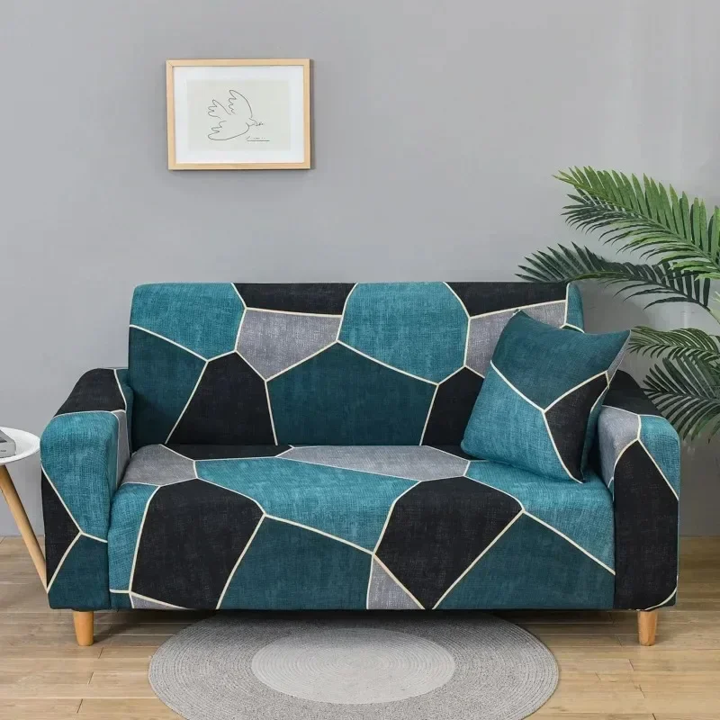 1/2/3/4/ Seater Sofa Cover High Elasticity All-season Printed Sofa Cover  빈백 쇼파  / Couch Cover