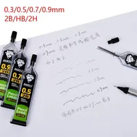 30pc/box 0.3/0.5/0.7/0.9mm Automatic Pencil Lead Replaceable Pencil Core for Mechanical Pencil 2B/HB/2H Lead Schoo Office Supply