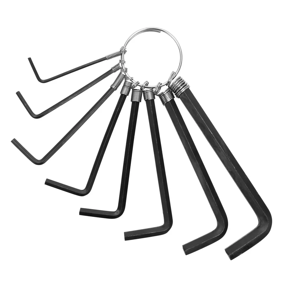 Bike Bicycle Repair Set Convenience 45 # steel Hand Tool Allen Key Wrench Hexagon Hex End 8Pcs/Set