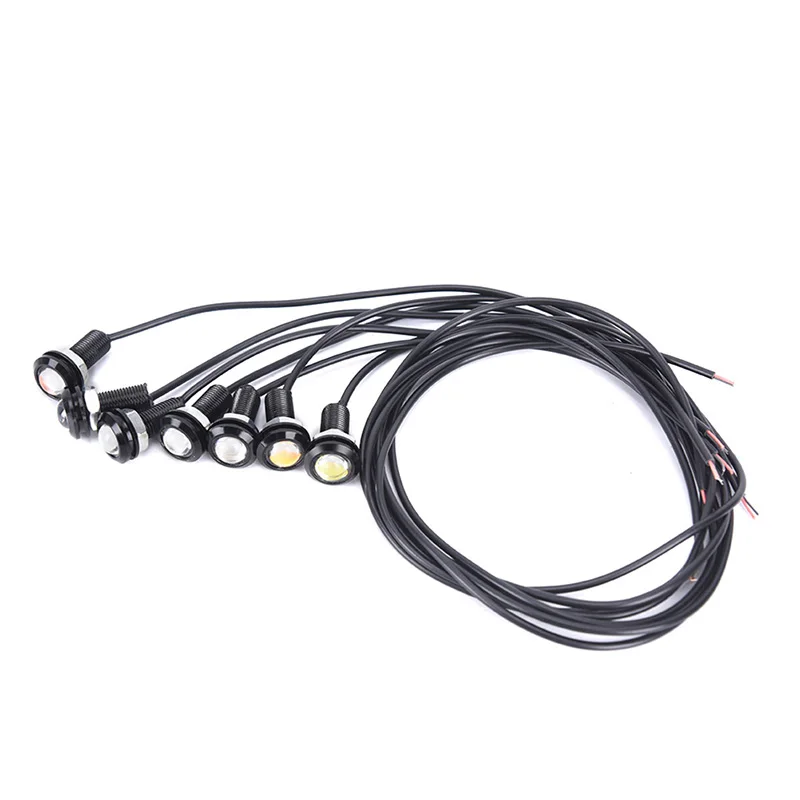 9W 12V 18MM Rode LED Eagle Eye Light Auto Mist DRL Dagrijvermogen Backup