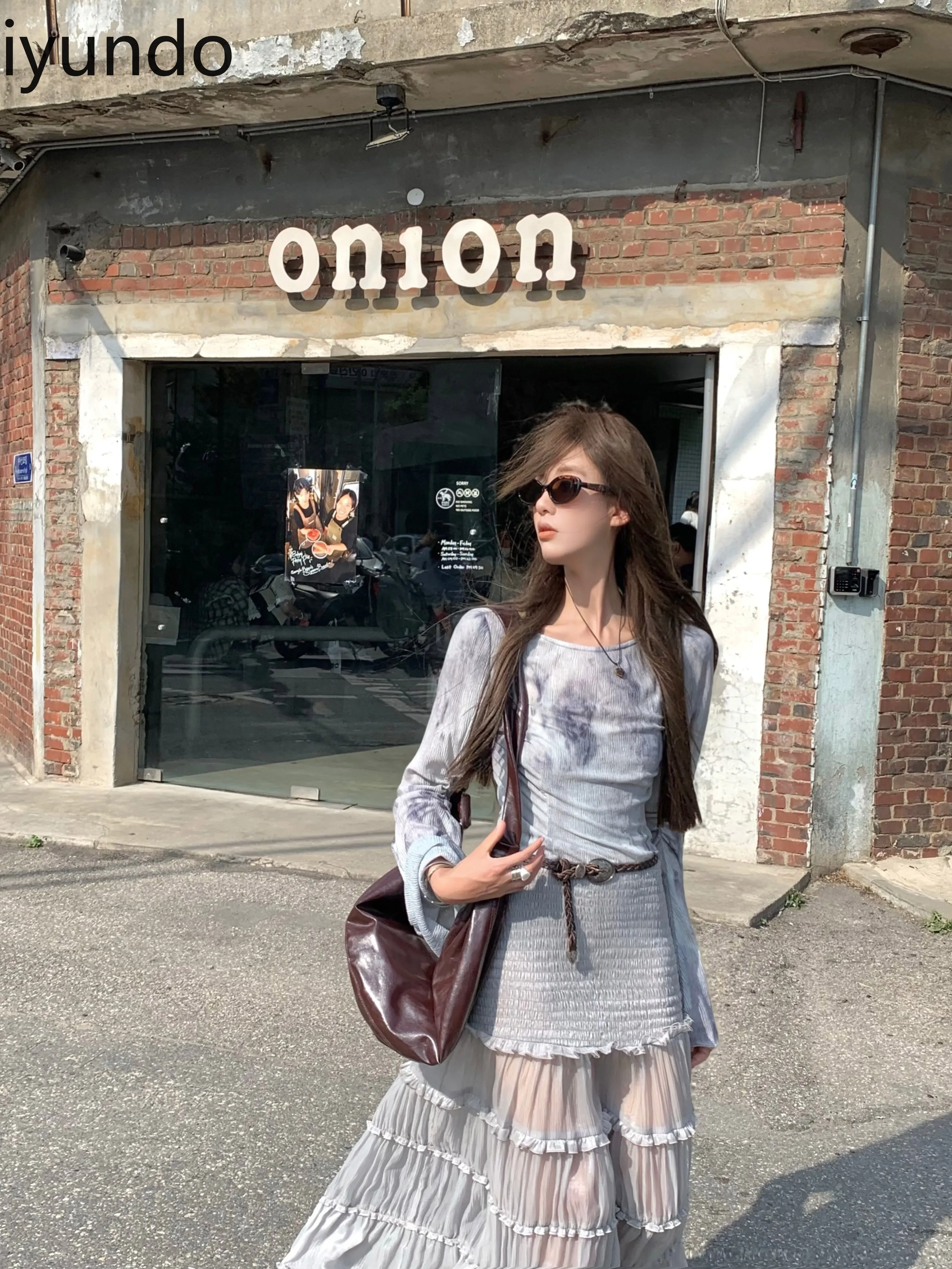 ปลอม 2 ชิ้นGradientเย็บฤดูร้อนชุดยาวVestidos Elegantes Para Mujer Regulai Fit Vestidos De Mujer