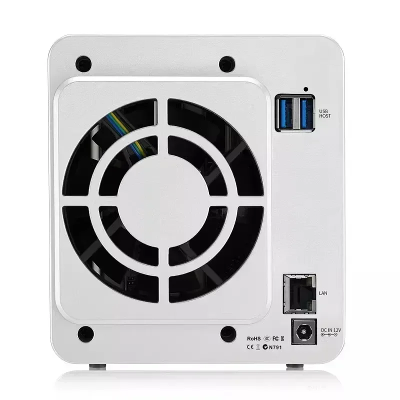 Nuevo Servidor de almacenamiento de red Nas pequeño para el hogar, almacenamiento en la nube, acceso Web, servidor para compartir archivos, 2 ranuras para discos
