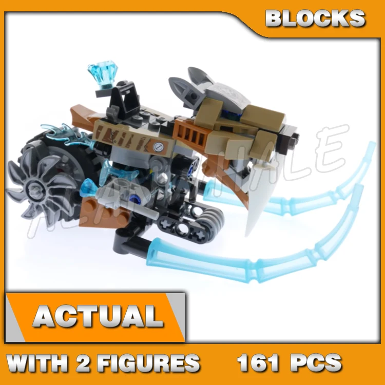 

161 шт. Chima Ice Strainor's Saber Cycle Scout Flyer Frost Blader CHI 10350 Строительные блоки, игрушки, совместимые с моделью