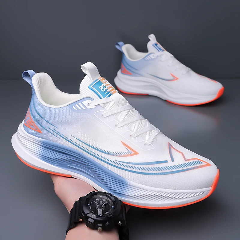 

Men's Shoes Breathable All-match Mesh Shoes Casual Sports Trendy Shoes Men's All-match Wear-resistant Running Shoes for Men
