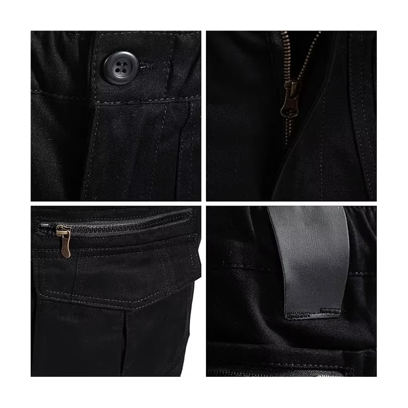 Mens Hiking Shorts Multi-Pocket Tactical Shorts Men's Workout Running Shorts Outdoor Adventure Amazon Cotton Short Pants