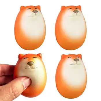 Shibako Dog Egg Stress Relief Toy Cute Dog Shape Slow Rising Fidget Sensory Toy for Anxiety Relief Przenośna zabawka kieszonkowa
