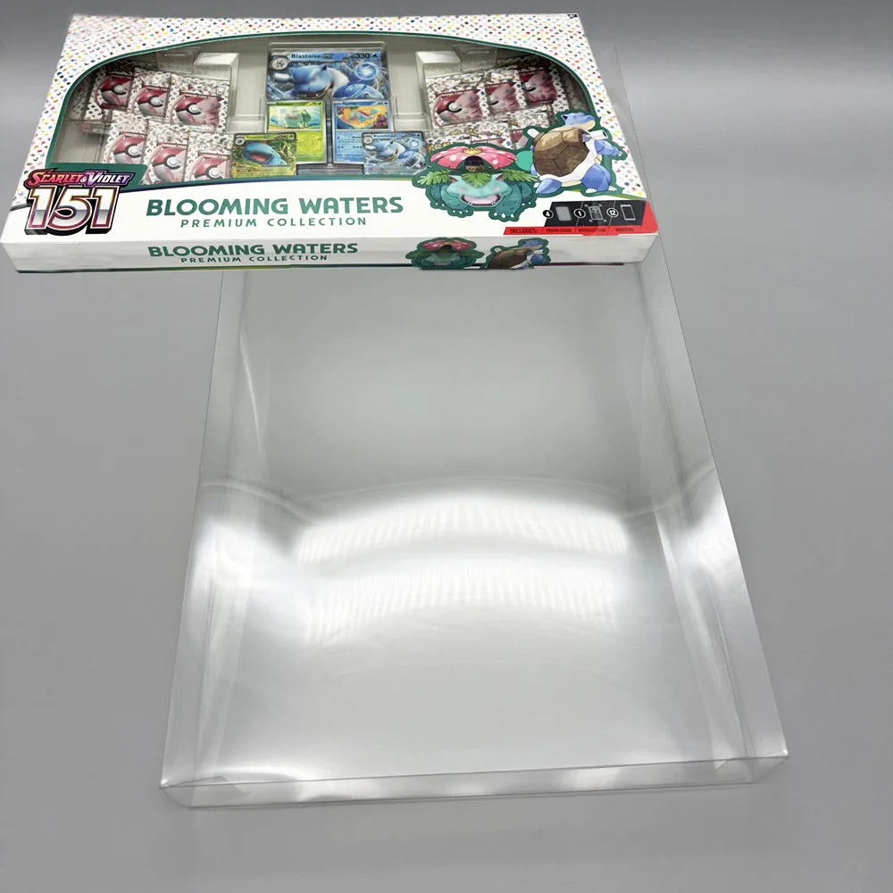 1 Box Protector For PTCG151 Blooming Waters Premium Collection Clear Display Case Collect Box