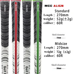 1 unidad de línea indicadora de alÑO MCC, agarre de golf de algodón, agarre de golf de goma para hombre, agarre para Club, agarre estándar/mediano, nuevo estilo