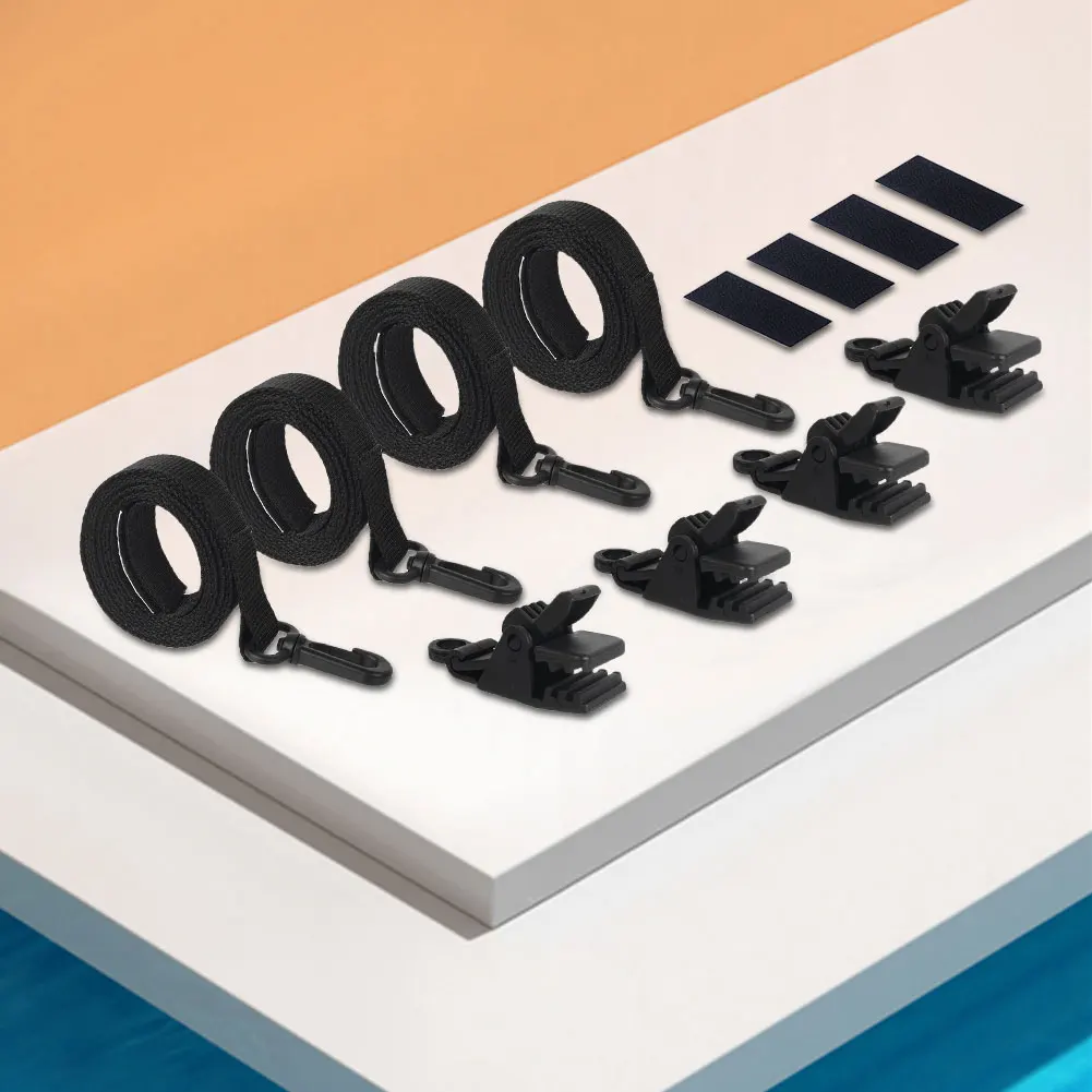 

24-комплект крепления катушки для солнечного покрытия бассейна, ремни и зажимы для солнечного покрытия бассейна, комплект ремней для солнечного одеяла