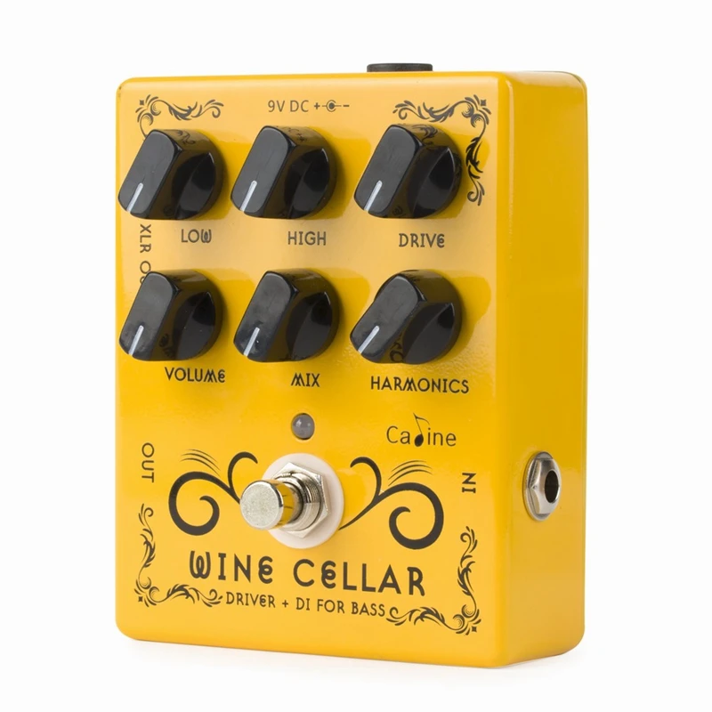 Imagem -03 - Driver Mais di para Guitarra Baixo Efeito Pedal Acessórios de Guitarra Mini Pedal Peças de Guitarra Promoção Caline-cp60