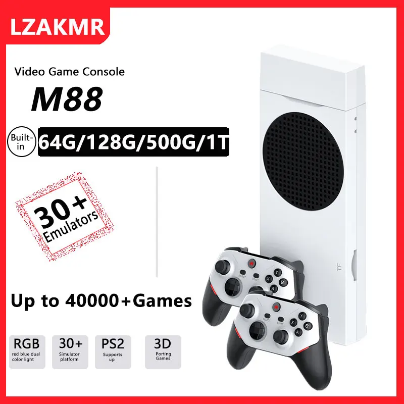 

2T Version for switch ps3 3ds Retro Game Console M88 Pro Ultra Wireless Stick 4k 20000 Game 128G Portable for ps2 60+simulators