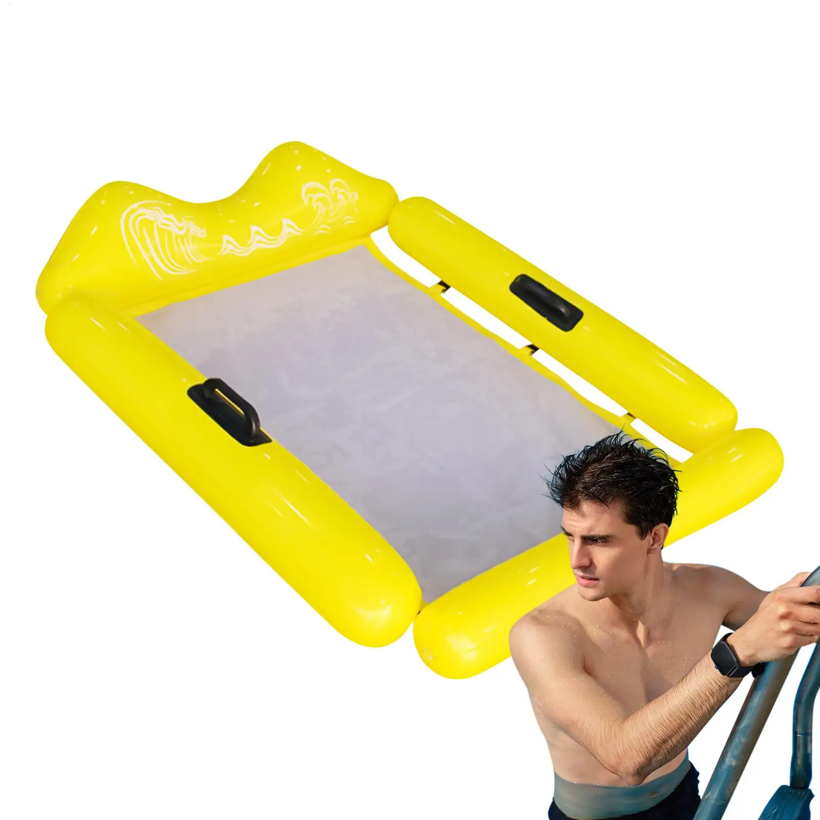 Flotadores de hamaca para piscina para adultos, hamaca inflable, flotador de piscina, Drifter para viajes, relajante, familia, playa, lago, natación, patio trasero