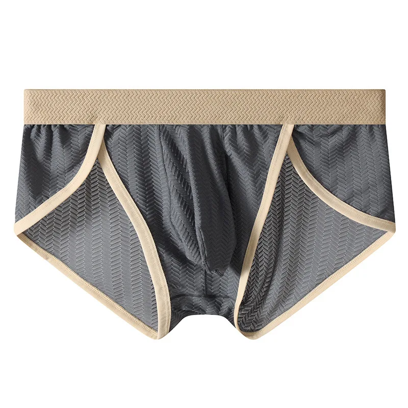 

Mens Jacquard Bulge Enhancer Briefs High Cut Sexy Low Rise Underwear Comfortable Big Pouch Underpants Sport Cheeky Briefs