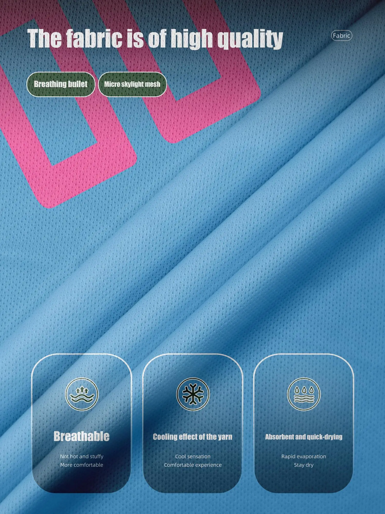 Lake Blue Pink Trim Custom Basketball Jersey, Adults Kids Name Number Print Quick‑Dry Set view 4
