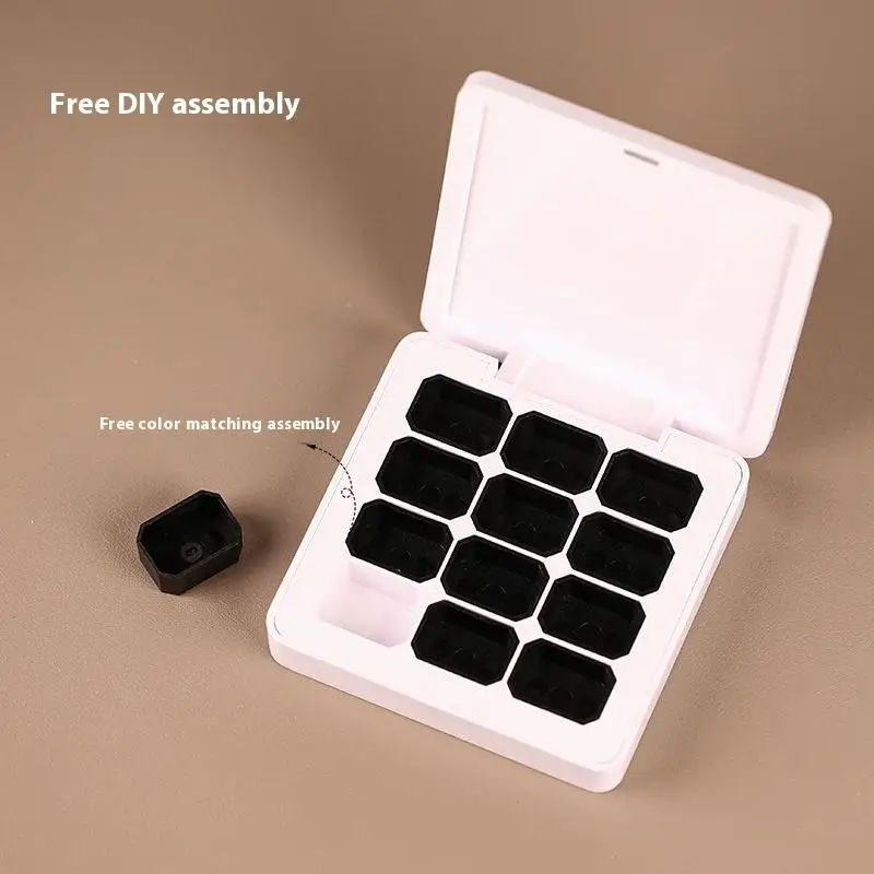 4/6/9/12 Grids Lege Magnetische Verpakking Voor Nagelmanicure DIY Snel Schilderen Gel Effen UV Vernissen Ombre Gel Nagellak