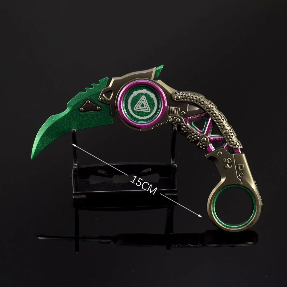 Apex Legends Algemene erfstuk Wapen Raptor's Claw 15 cm Game Metal Katana Ninja Zwaarden Melee Wapen Model Geschenken Speelgoed collectie