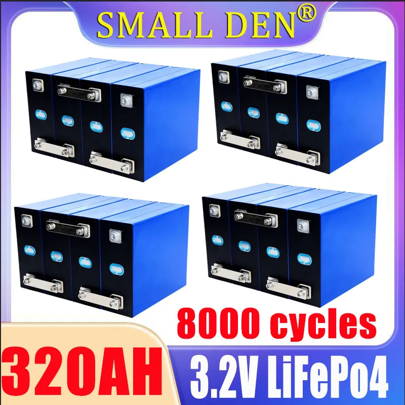 1-16PCS 3.2V 240AH 320AH LiFePo4 battery DIY 12V 24V 48V high-quality RV ship home energy storage battery pack EU/US tax exempt