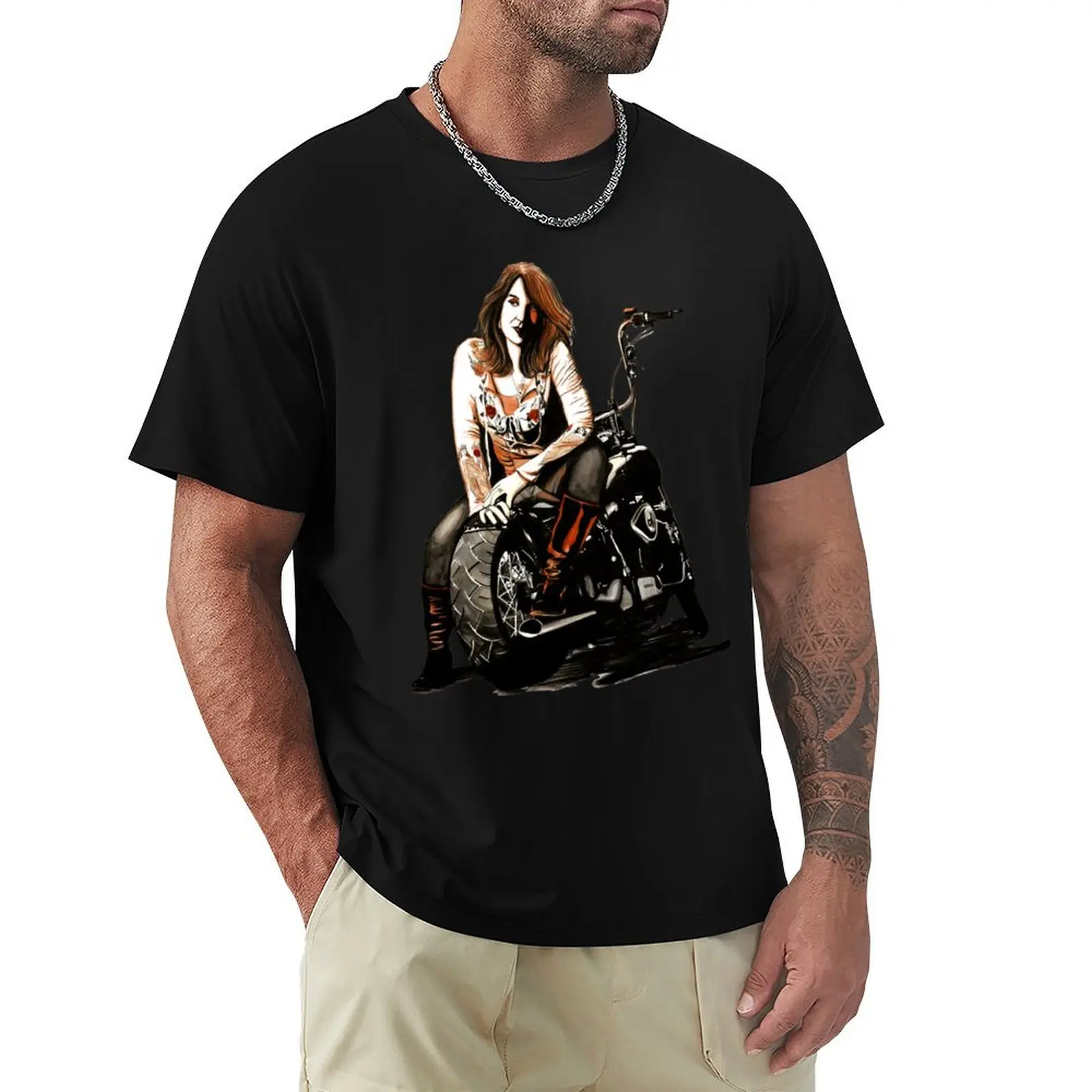Gemma Teller Morrow T-Shirt anime t shirts oversize T-Shirt