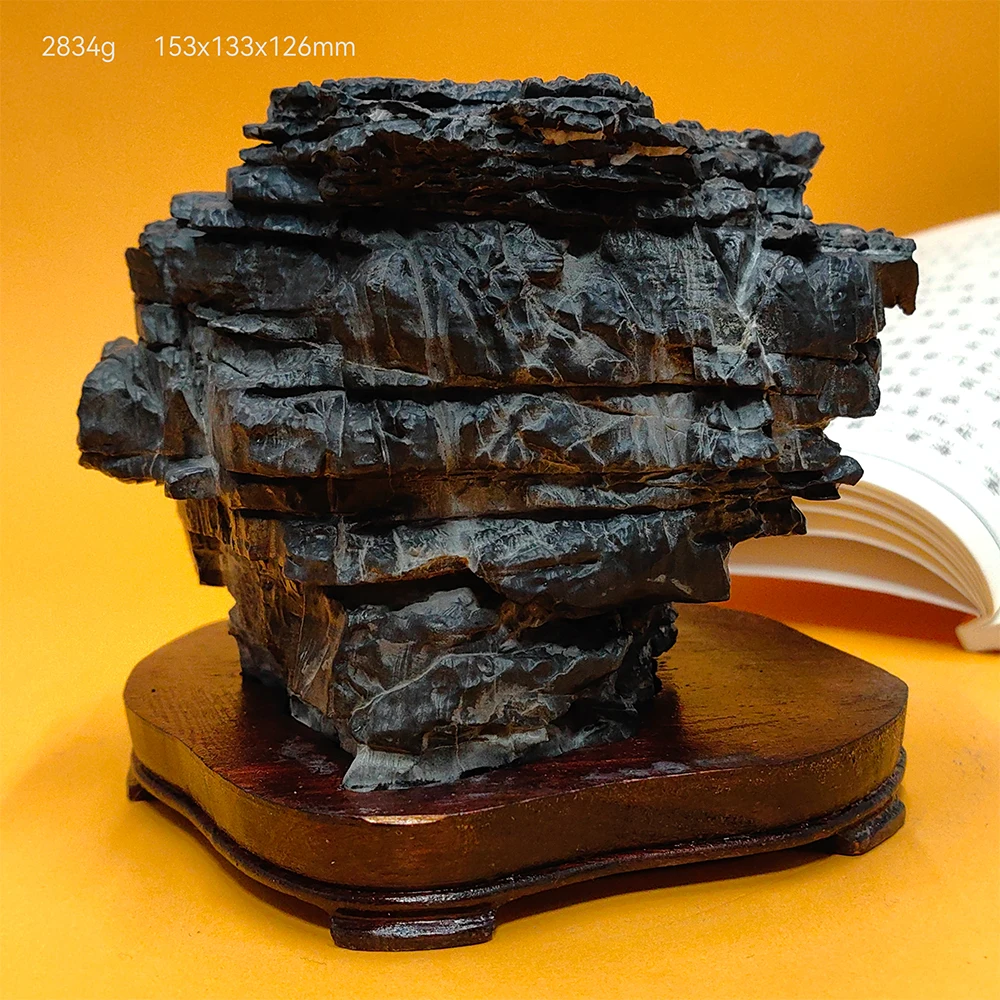 1PC Natural Stone Rock Natural Precision Stone Asian Natural Stone Rough Stone Meditation Decoration Home Landscape Stone