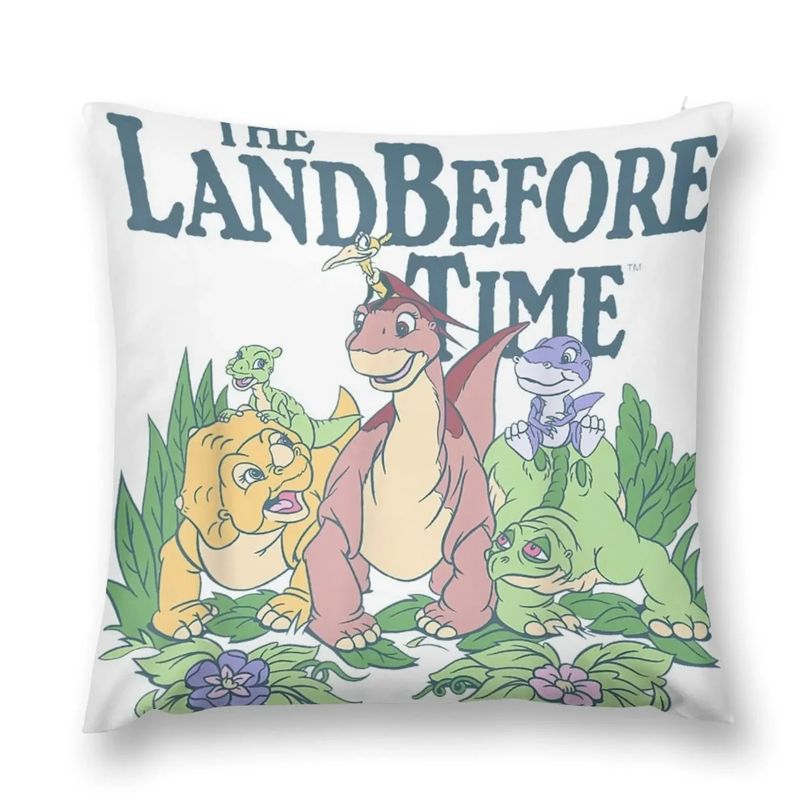 Land Before Time Pastel Dinosaur Friends T-Shirt Throw Pillow Room decorating items Christmas Pillow Cases pillow