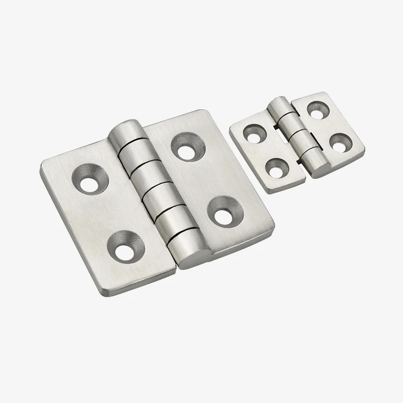 Hinge 304 Stainless Steel Precision Casting Hinge, Flat Opening Industrial Equipment Cabinet Equipment Thickening Hinge HL055