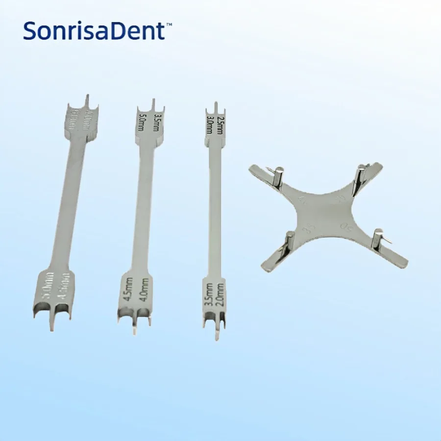 

1pc Dental Orthodontic Bracket Positioner Adjustable Double Ended Locator High Precision Placement Dentist Ortho Instru