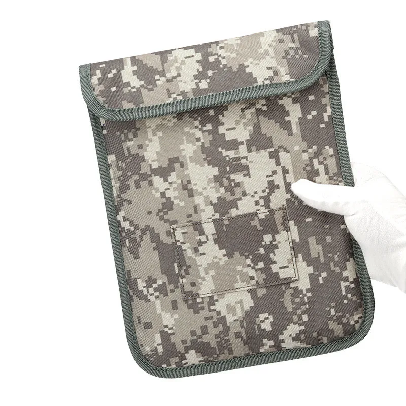 

Waterproof Faraday Bag Camouflage Phone Tablet Signal Block Rfid Gps Shielding Pouch Emf Protection