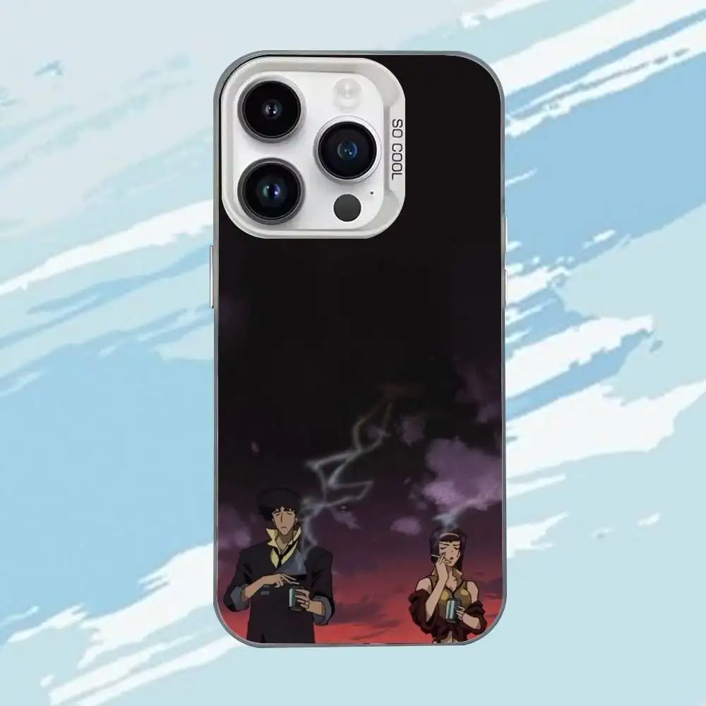 Чехол для телефона Anime C-Cowboy B-Bebop для iPhone 17,16,15,14,13,12,11, Mini,Pro,E,MAX White Candy, матовый противоударный чехол