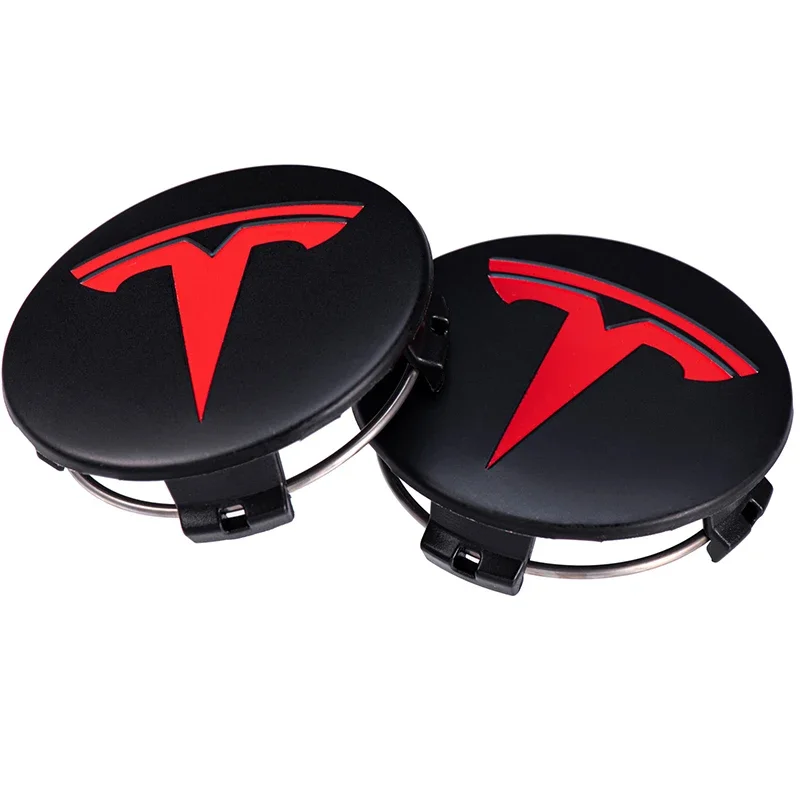 

for Tesla Model Y X S Original Auto Accessories 4pcs/set 56mm Tesla Model 3 Model Y Original Covers Hub Caps Wheel Center Caps