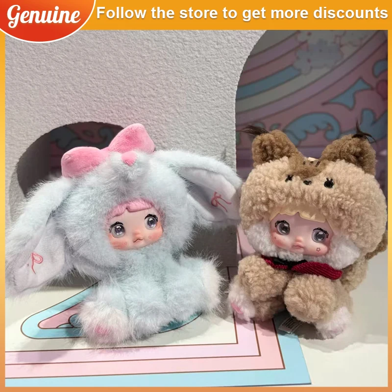 Nova caixa cega de vinil da série nommi sentado zoológico-bolsa fofa pingente boneca presente misterioso da moda para amigos de aniversário de natal