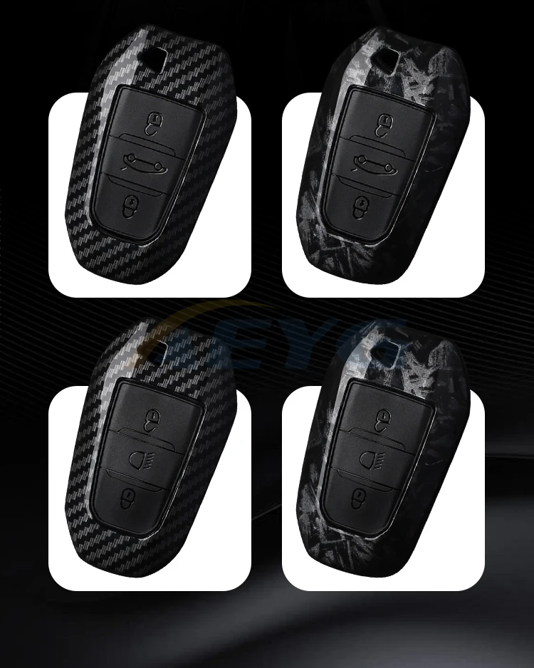 Für Peugeot 2008 3008 4008 5008 308 408 508 Citroen C1 C2 C4 C6 C3-XR Picasso Grand DS3 DS5 ABS Autoschlüssel-Hülle Schlüsselanhänger – Detail 5