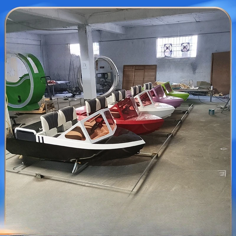 Bateau Karding, bateau d'attractions rouge à filet d'eau, surf multifonction, bateau de pêche, turboréacteur en alliage d'aluminium, mini bateau à moteur